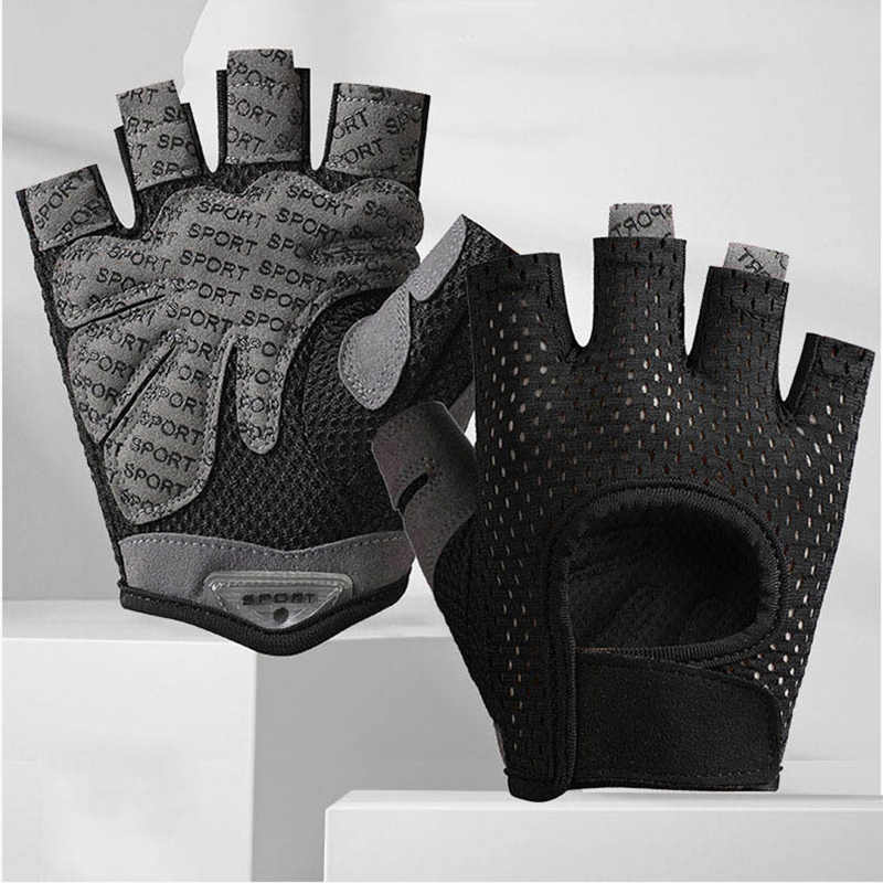 Workout Glove Gym - Zomerhandschoenen Fitness Ademend Zonbescherming Fietsen Halfvingerhandschoenen
