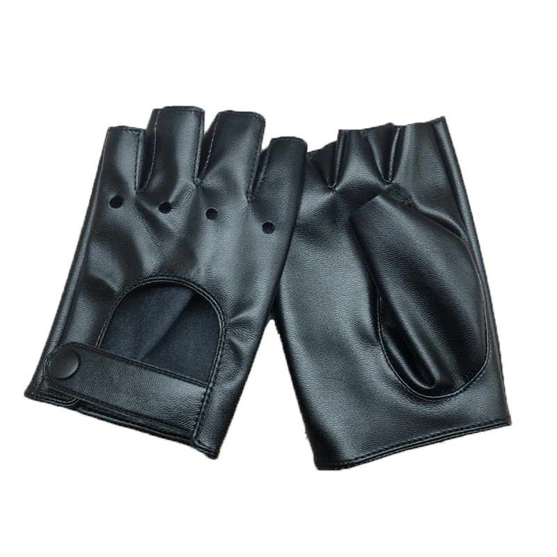 Leather Driving Glove - Vrouwen Punk Nachtclub Hip Hop Show