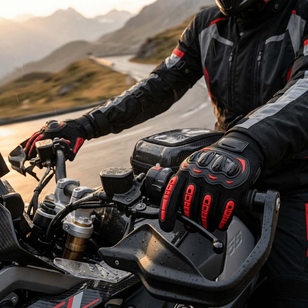 Motorcycle Glove Knuckle - Slijtvaste motorhandschoenen met touchscreenfunctionaliteit, antislip en