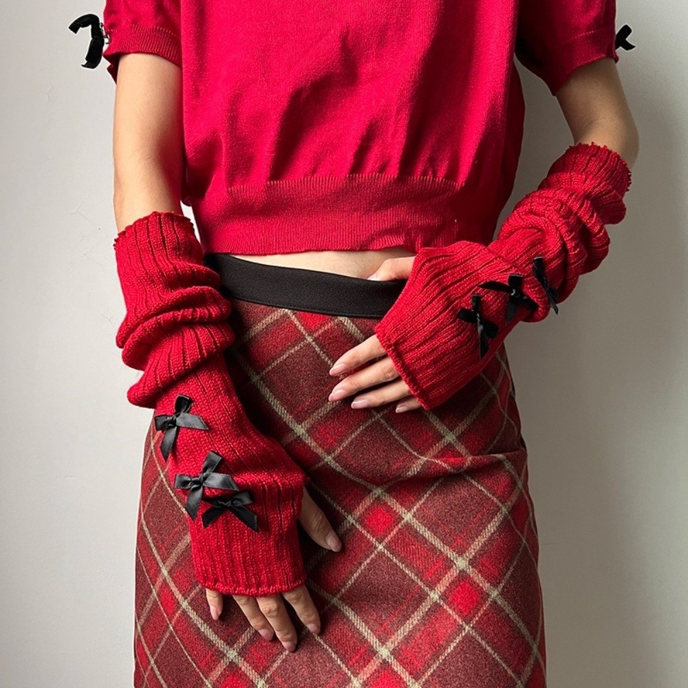 Preppy Slouchy Bow gebreide ar - Fingerless Glove Knit recensie en prijs