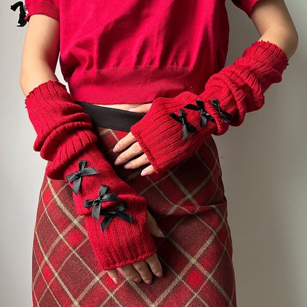 Preppy Slouchy Bow gebreide ar - Fingerless Glove Knit recensie en prijs