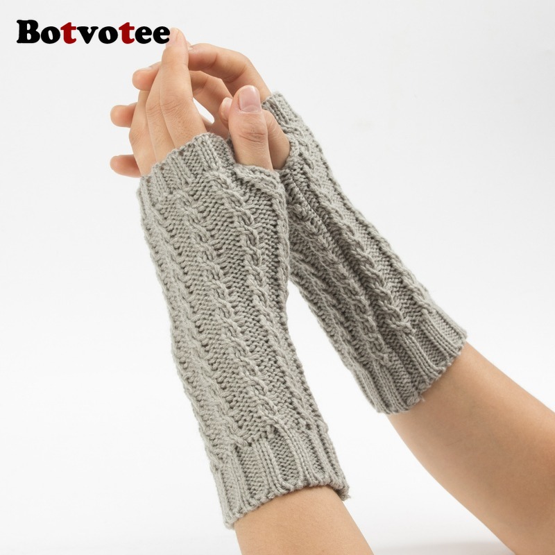 Botvotee Y2k Half Vinger Winte - Fingerless Glove Knit recensie en prijs